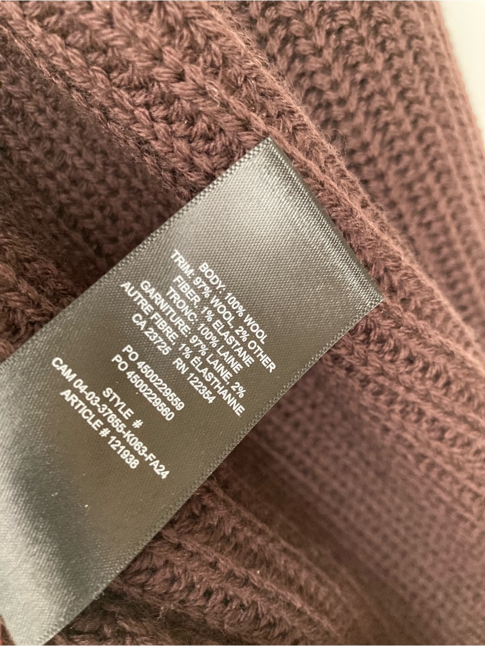 Aritzia Wilfred 100% Merino Wool Cardigan - Picture 6 of 6
